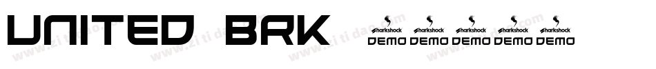 UNITED -BRK-字体转换